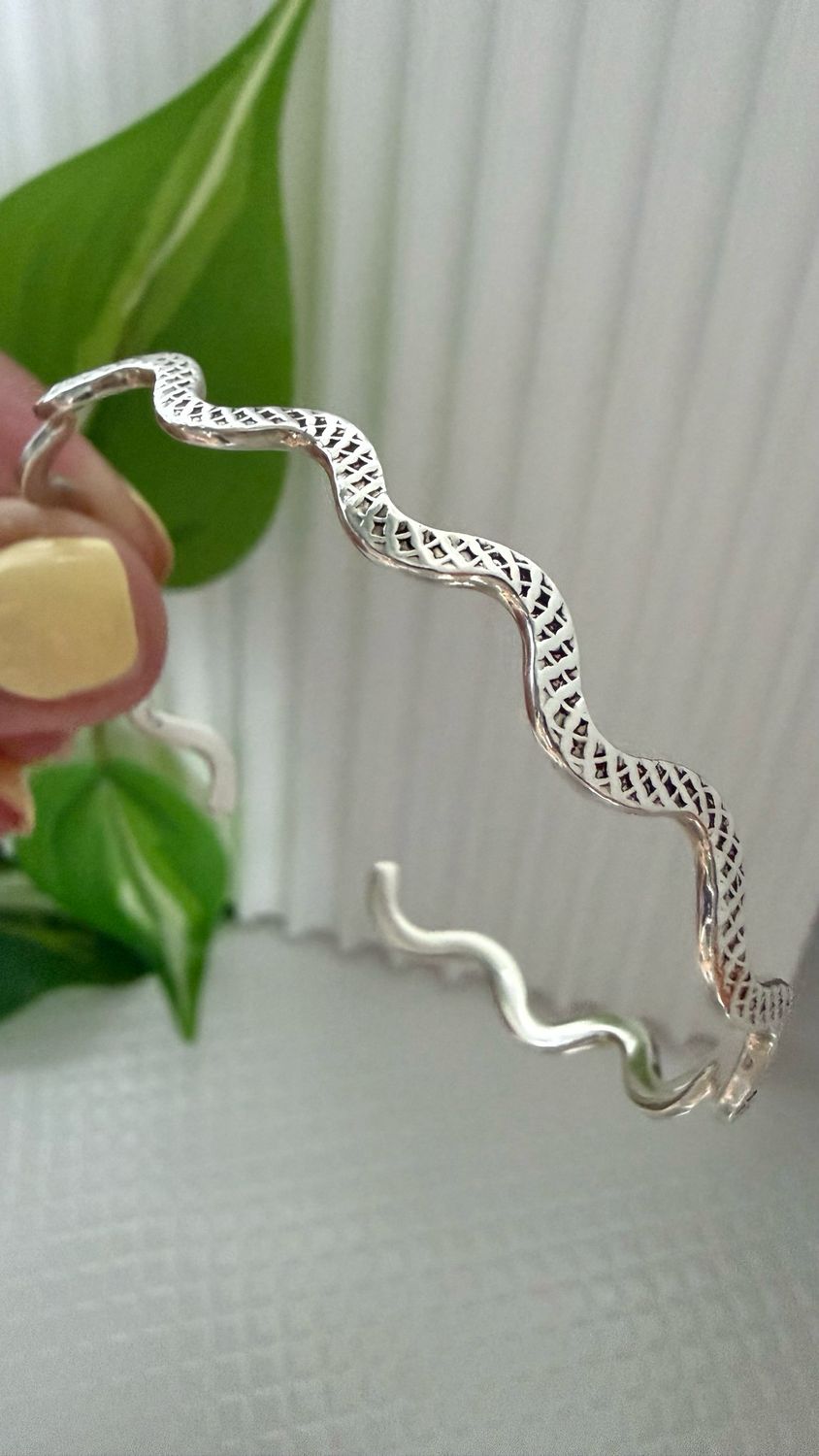 Esclava Ondas | Ajustable | * PLATA925*