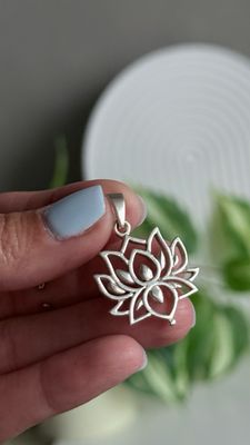 Flor de Loto XL |*PLATA925*| Maciza