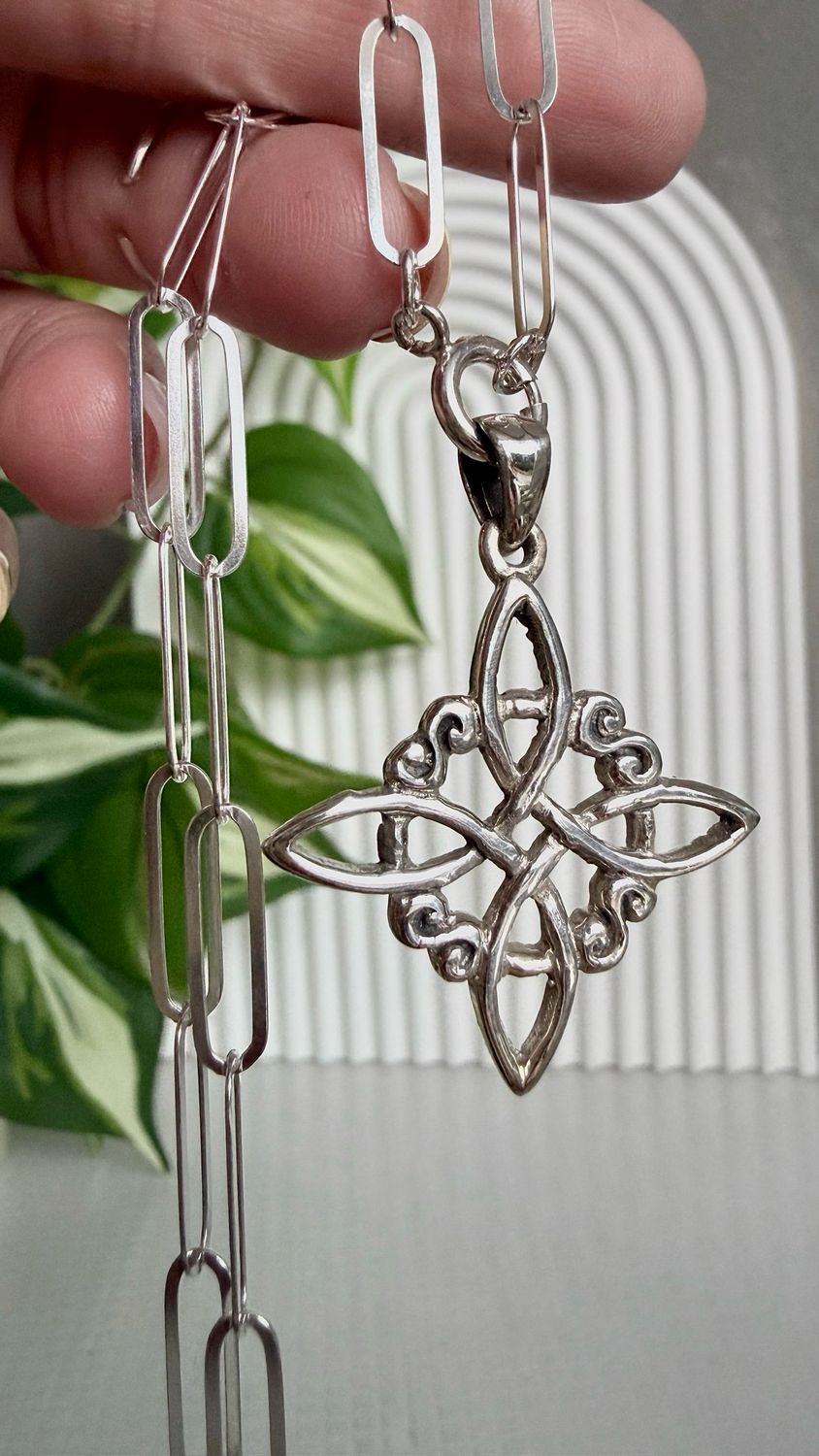 Nudo de Bruja XL |*PLATA925*| Macizo