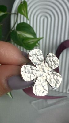 Anillo Margarita | Regulable | *PLATA925* |