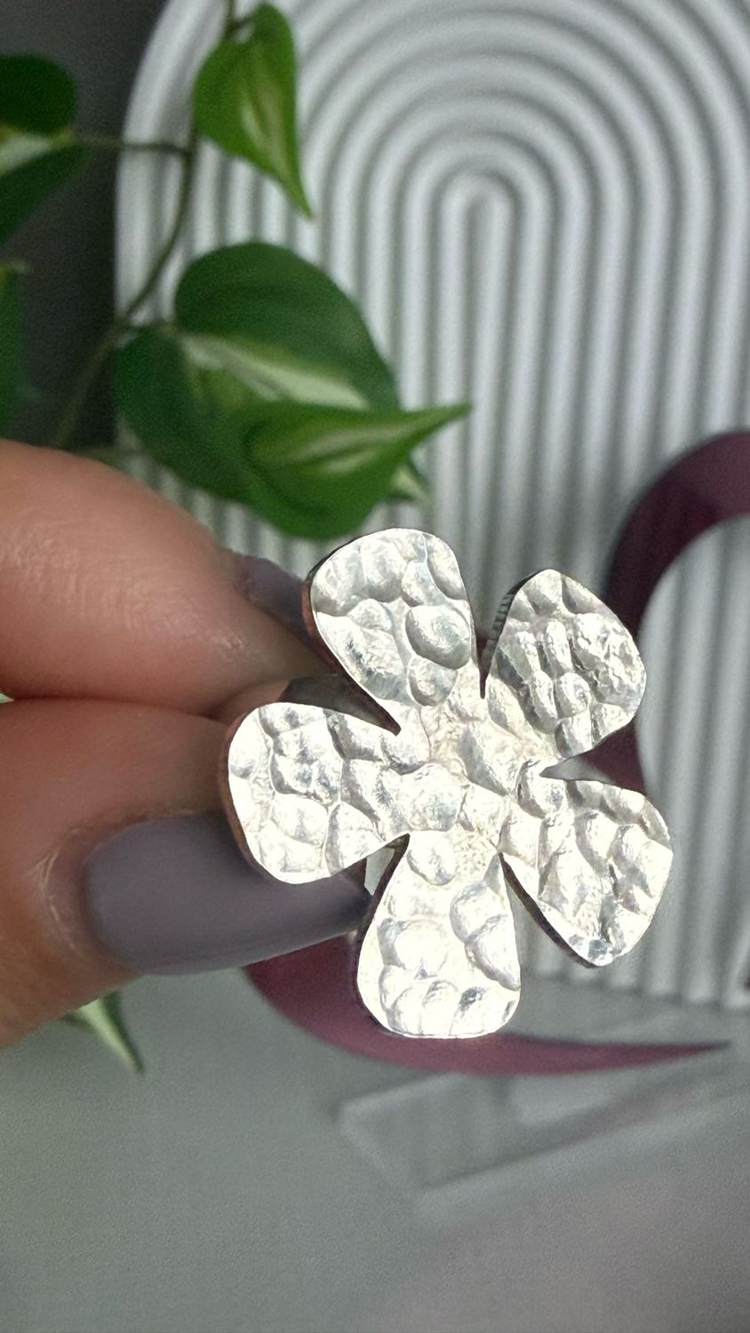 Anillo Margarita | Regulable | *PLATA925* |