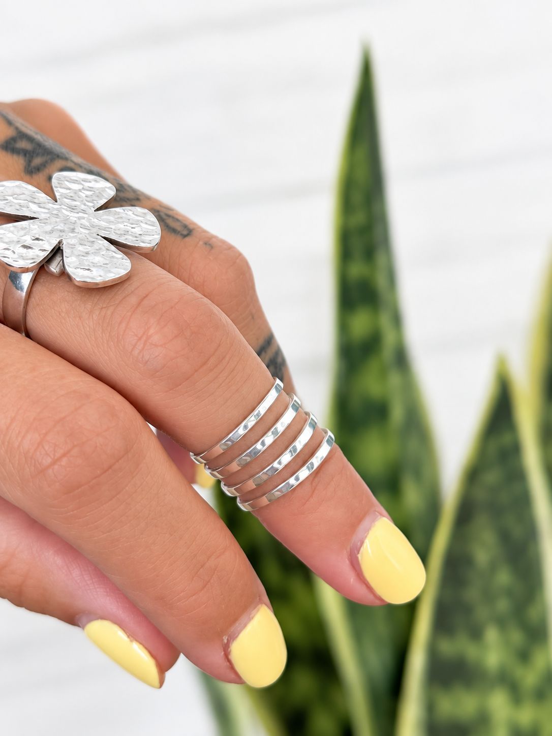 Anillo Margarita | Regulable | *PLATA925* |