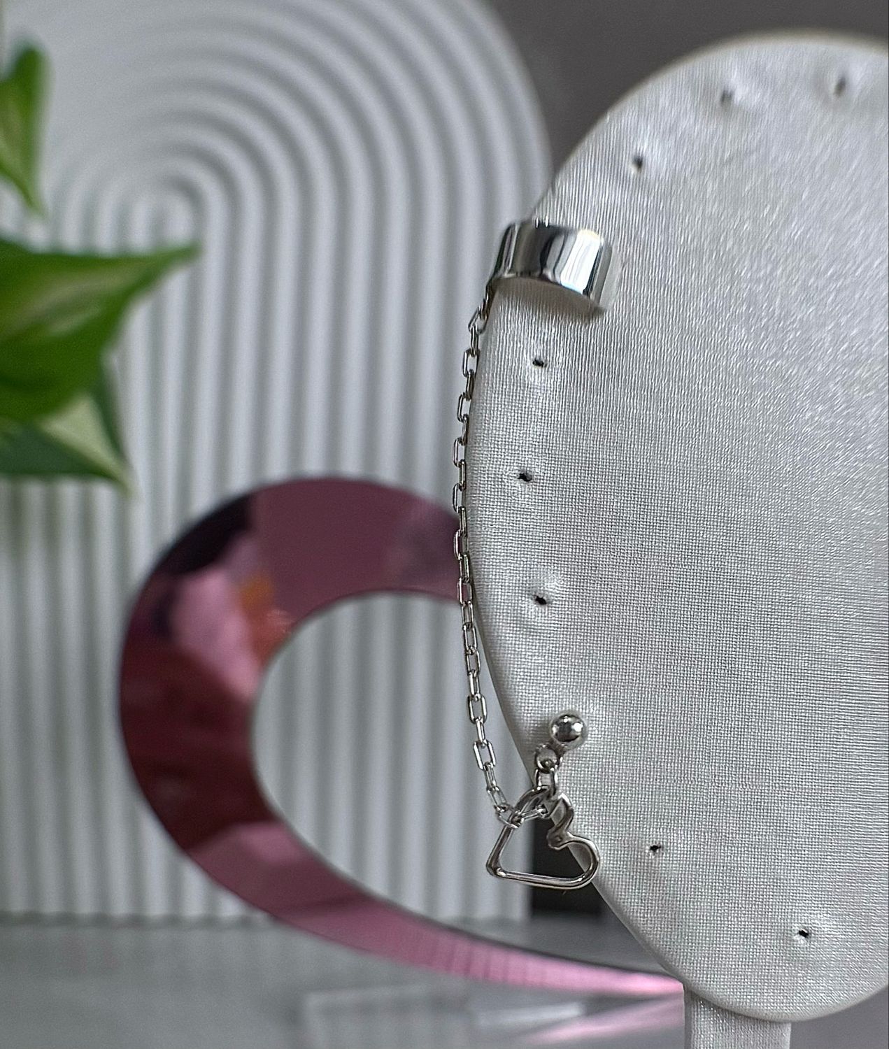 Ear cuff con cadenita | *PLATA 925* |