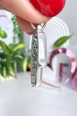 Manito de Hamsa M |*PLATA925*| 2.7 cm x 1.9 cm | Plata inflada.