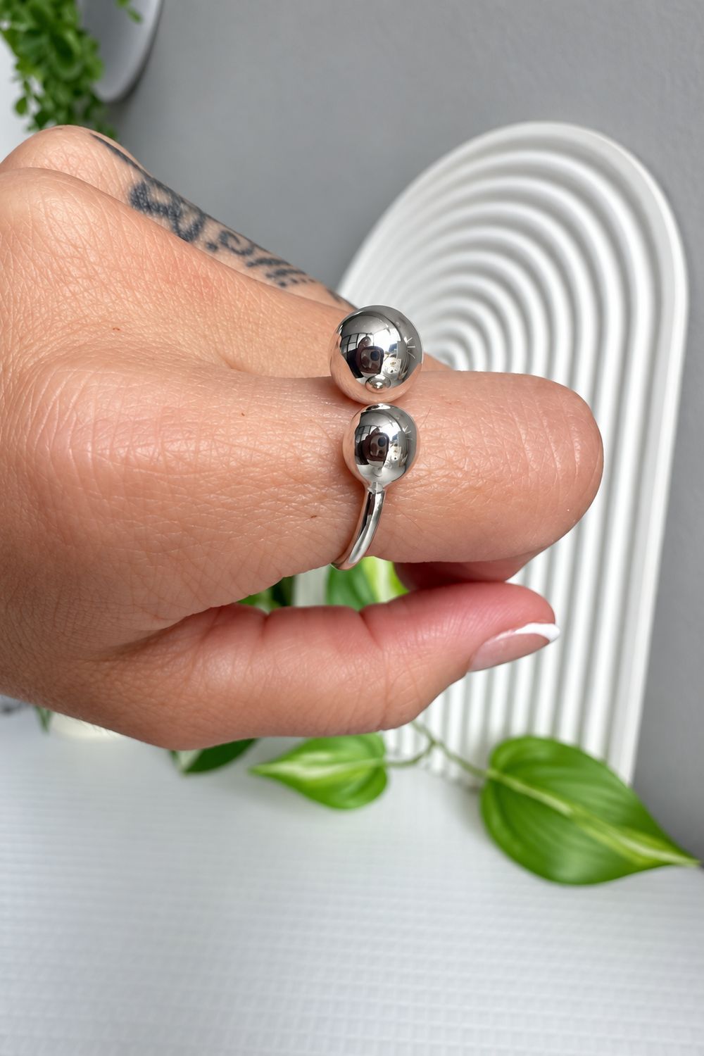 Anillo Eclipse 🌕🌑 *PLATA925* Regulable