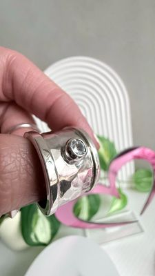 Anillo Marteluz *PLATA925* Regulable