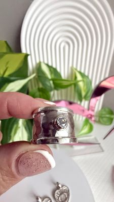 Anillo Marteluz *PLATA925* Regulable