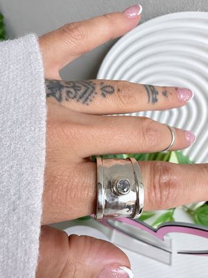 Anillo Marteluz *PLATA925* Regulable