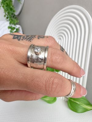 Anillo Marteluz *PLATA925* Regulable