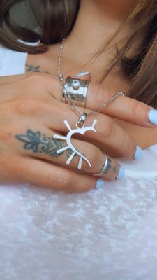 Corazón Celeste |*PLATA925*|