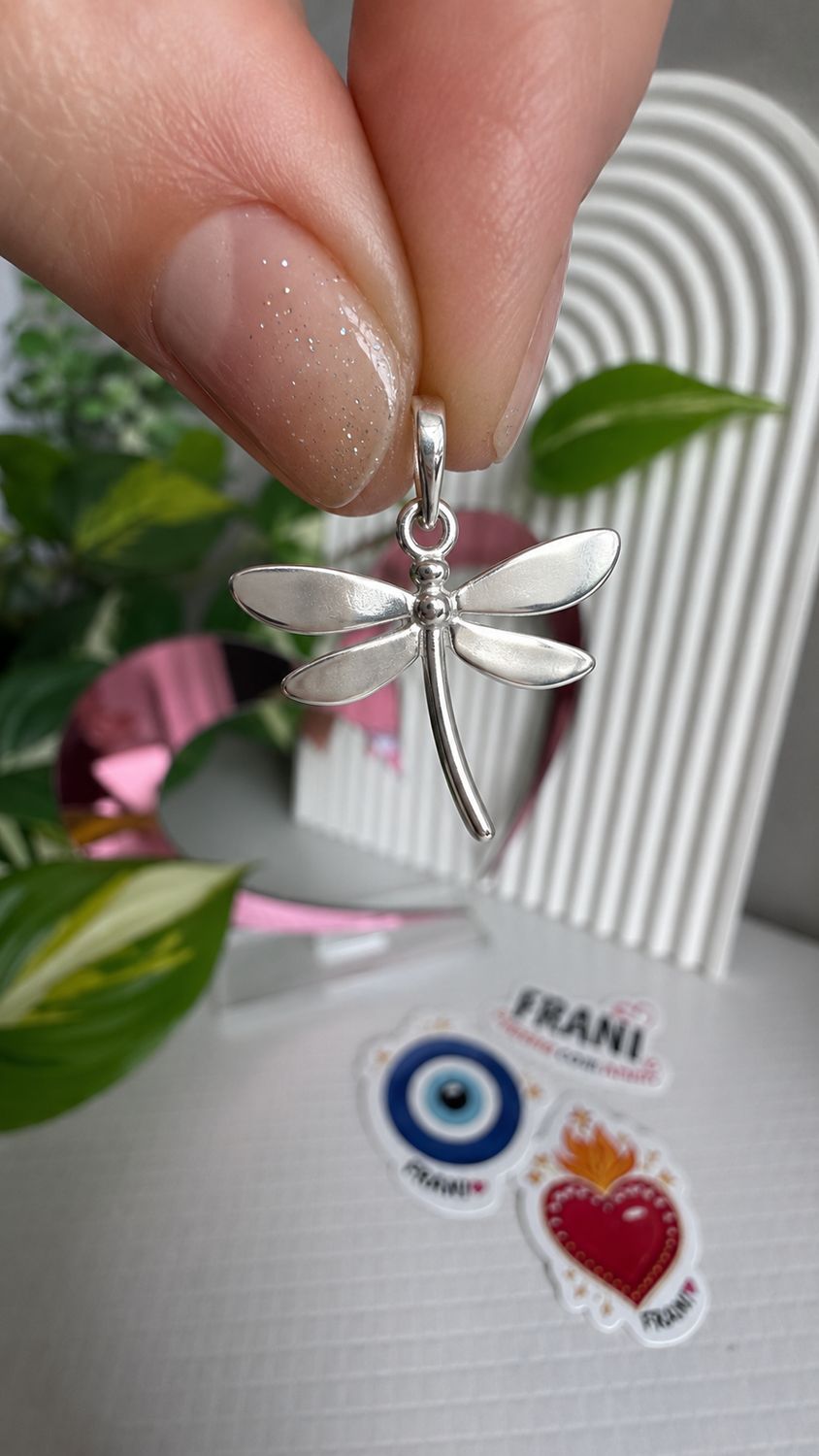 Dije Libelula | PLATA925 | 2CM X 2,3CM