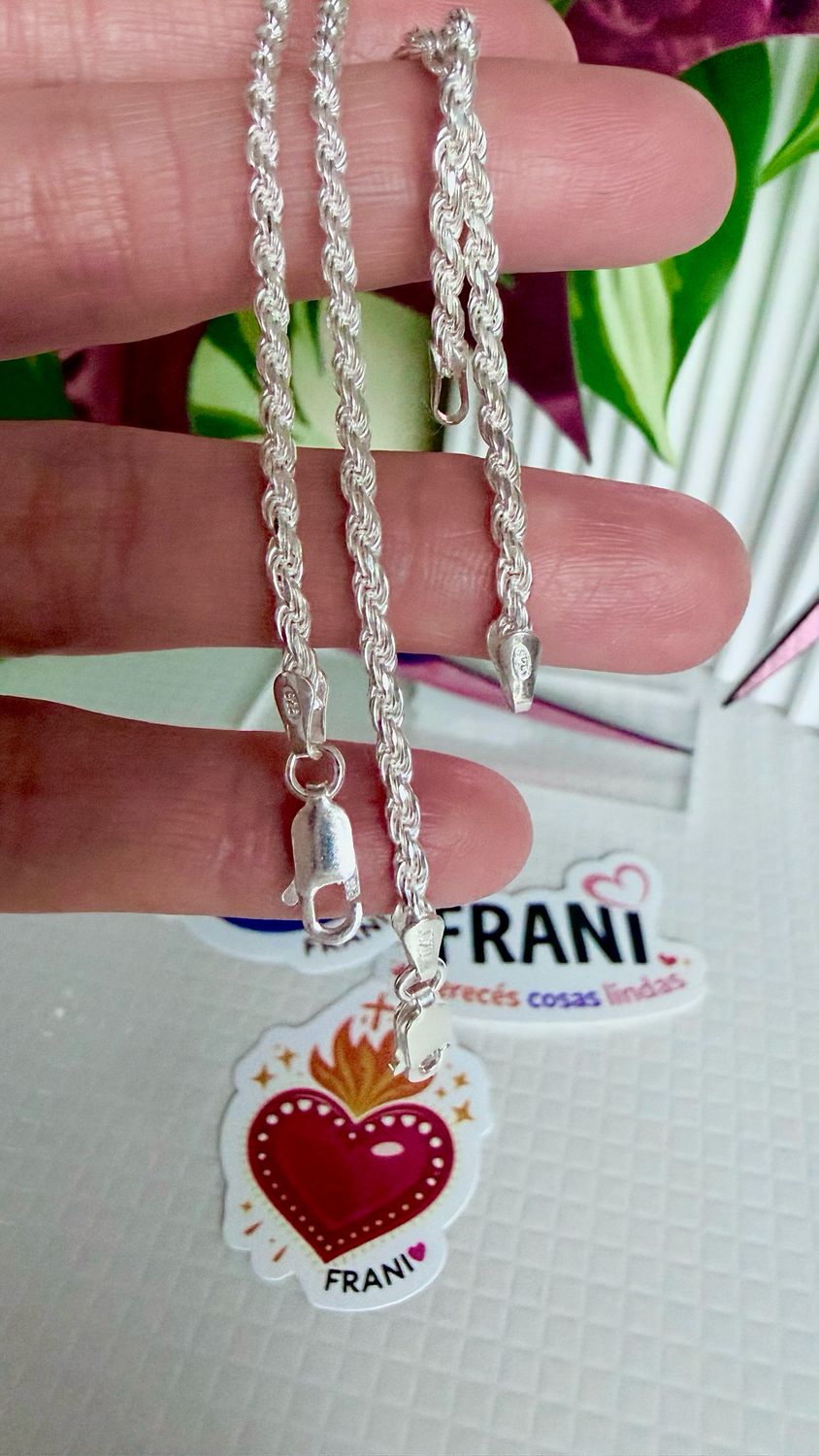 Pulsera Cordón Baiano gruesita | 18 cm | PLATA925 |