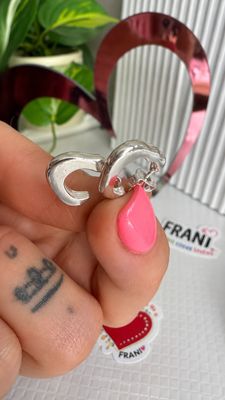 Aro Sienna con mariposa  |PLATA925|