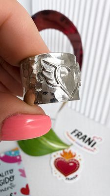 Anillo LIBERTAD |PLATA925| Regulable