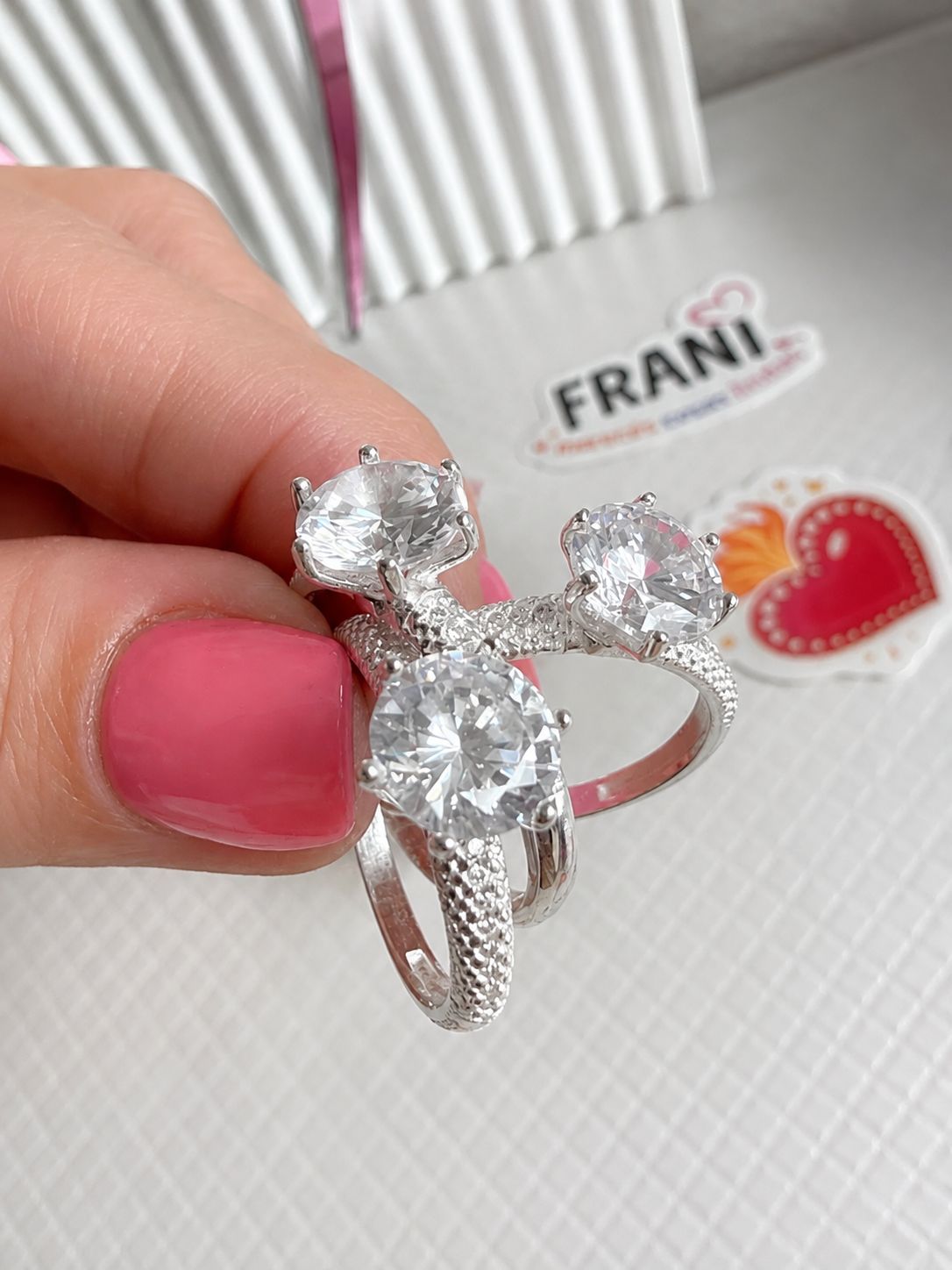 Anillo Solitario con Circonia Xl |PLATA925|