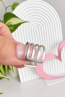 Anillo Midi 4 Lazos  |PLATA925| Regulable