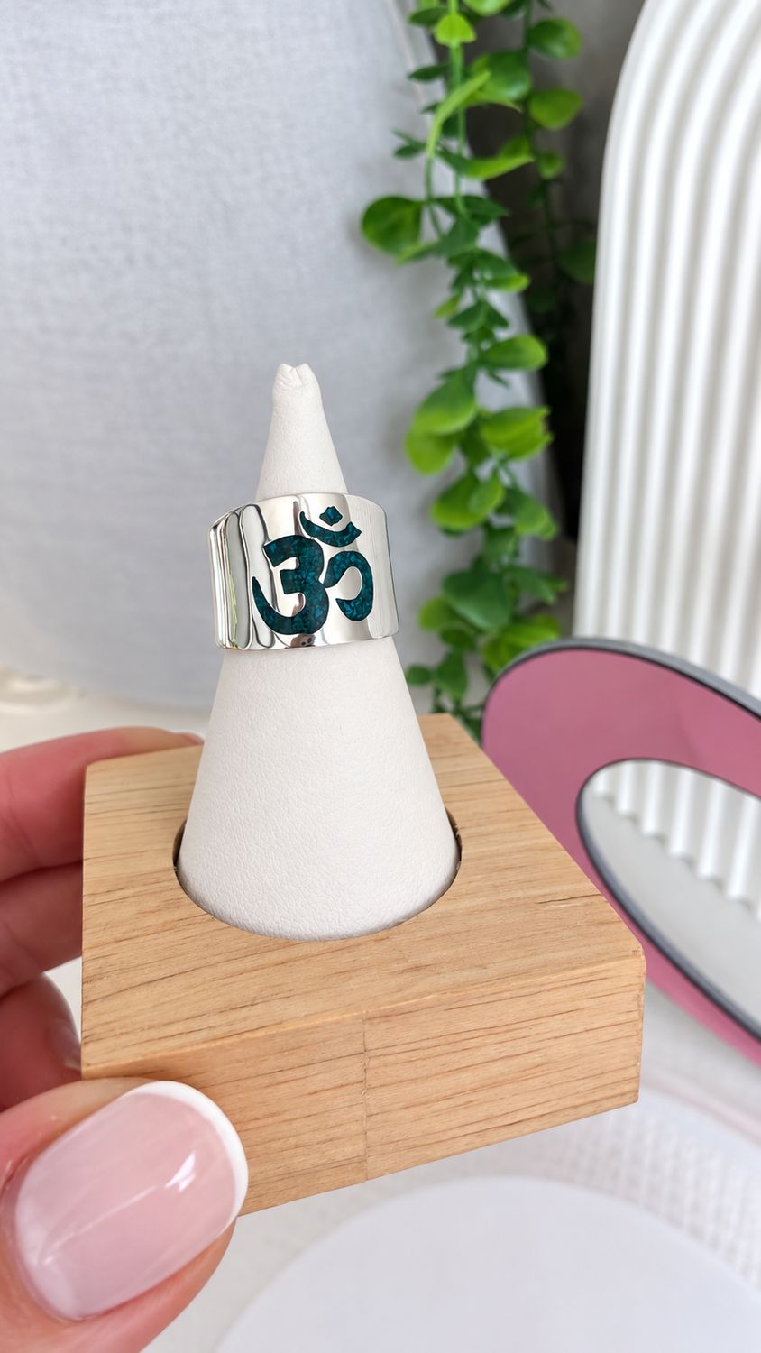 Anillo Om 🕉️ | PLATA 925 | Regulable