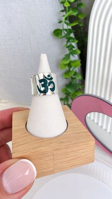 Anillo Om 🕉️ | PLATA 925 | Regulable