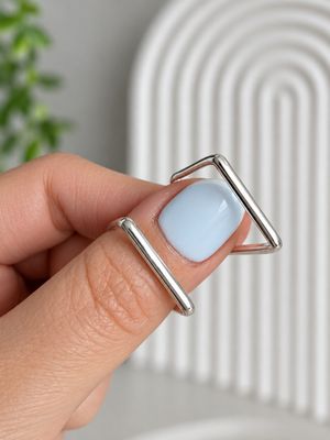 Anillo Cuadrado Fino | PLATA925 |