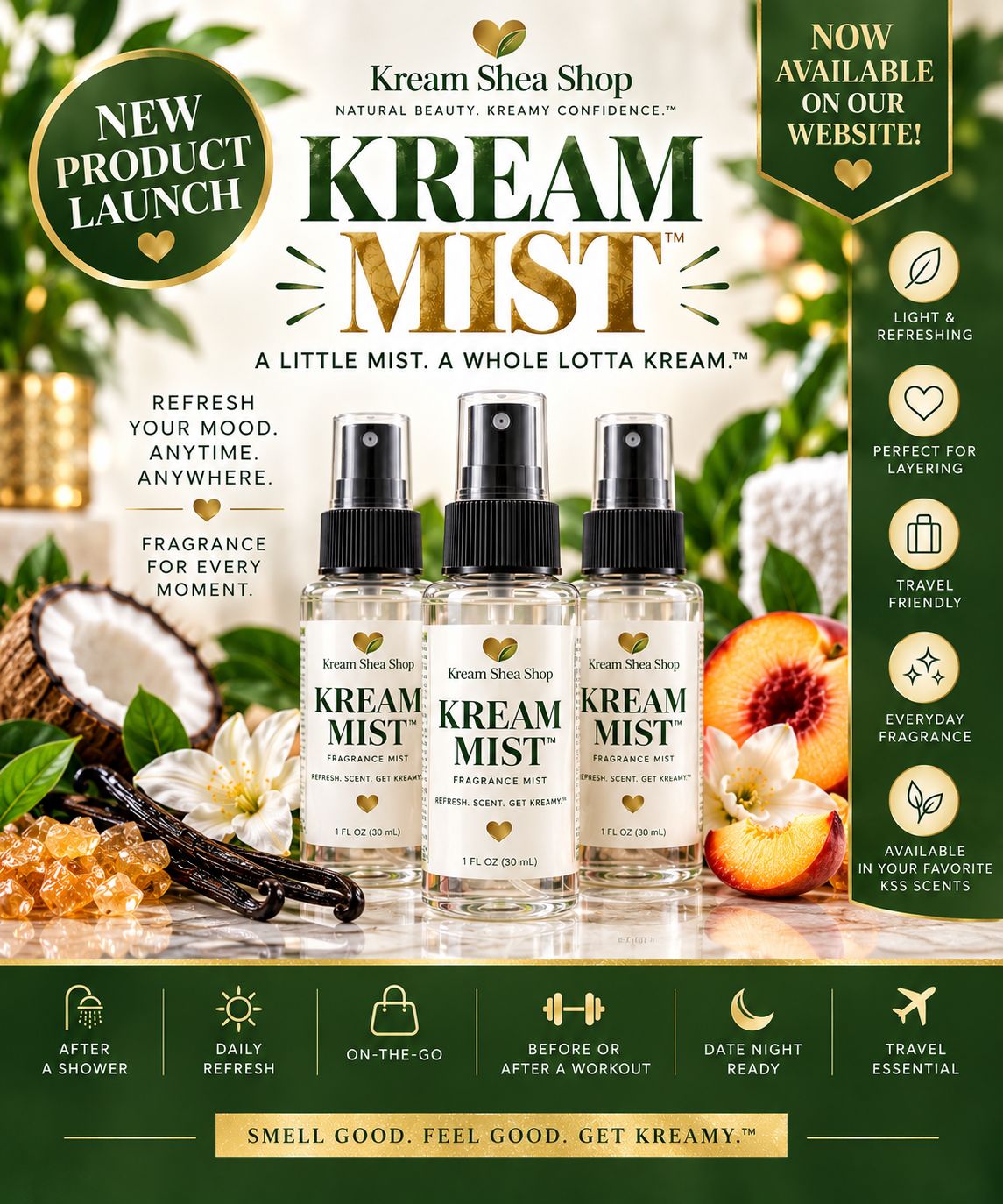 NEW!!! Kream Mists