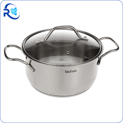 TEFAL-STAINLESS STEEL 26CM-قدر تيفال ستنلس ستيل