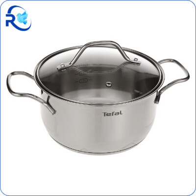 TEFAL-STAINLESS STEEL 20CM-قدر تيفال ستنلس ستيل