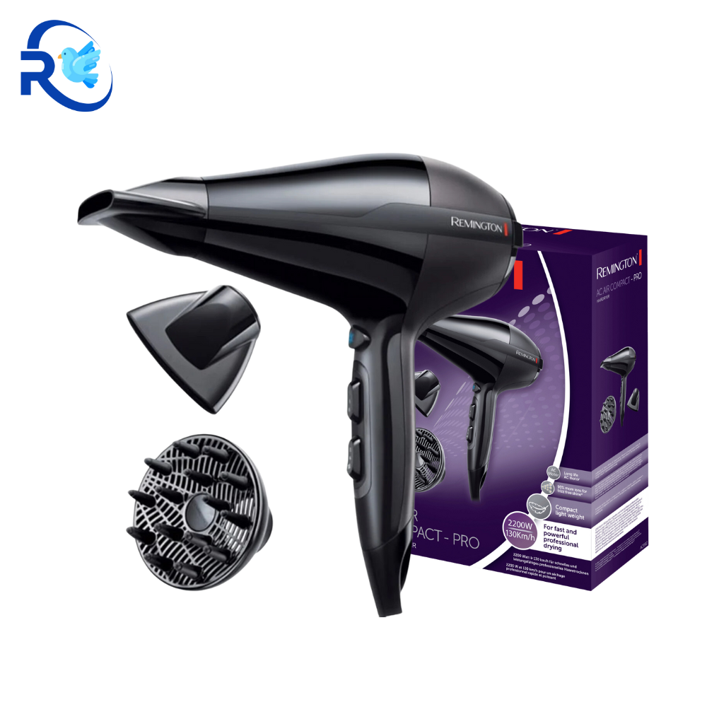 REMINGTON HAIR DRYER BLACK 2200 W