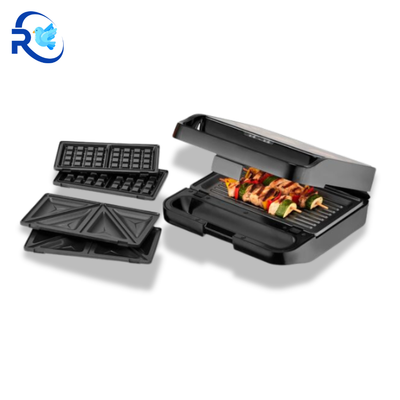 TRISA DOUBLE PLATE BARBECUE GRILL SNACK MATE 850W