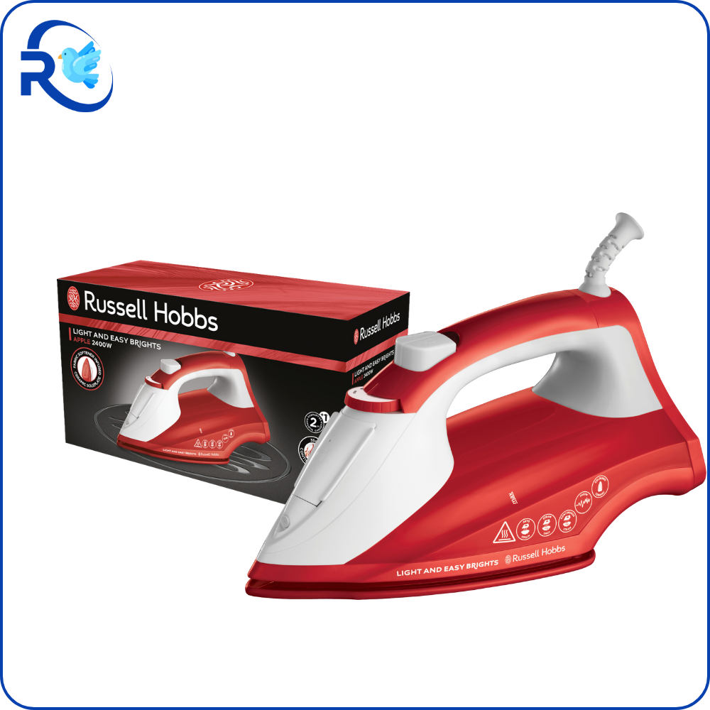 RUSSELL HOBBS LIGHT &amp; EASY BRIGHTS APPLE IRON 2400W