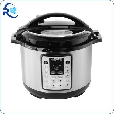 ARSHIA  DIGITAL PRESSURE COOKER  BLACK 1400W-10L