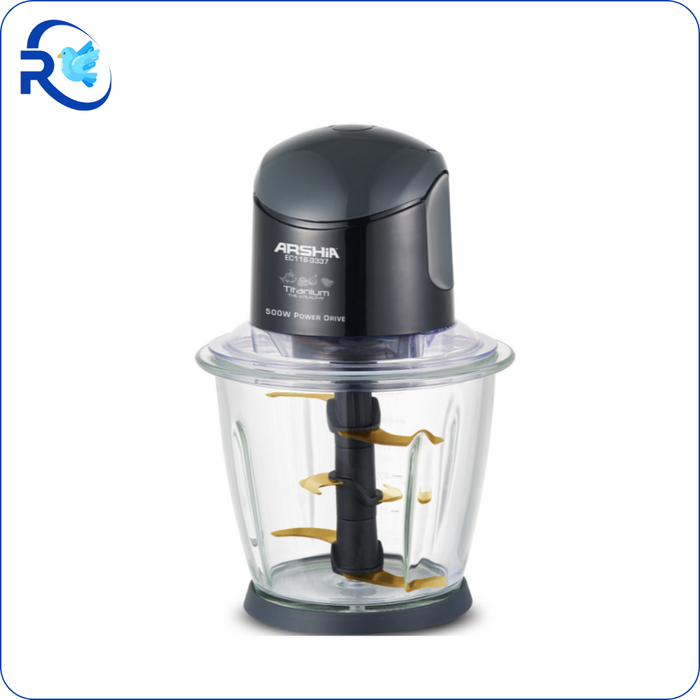 ARSHIA  TITANIUM ELECTRIC CHOPPER BLACK 500W-1.5L