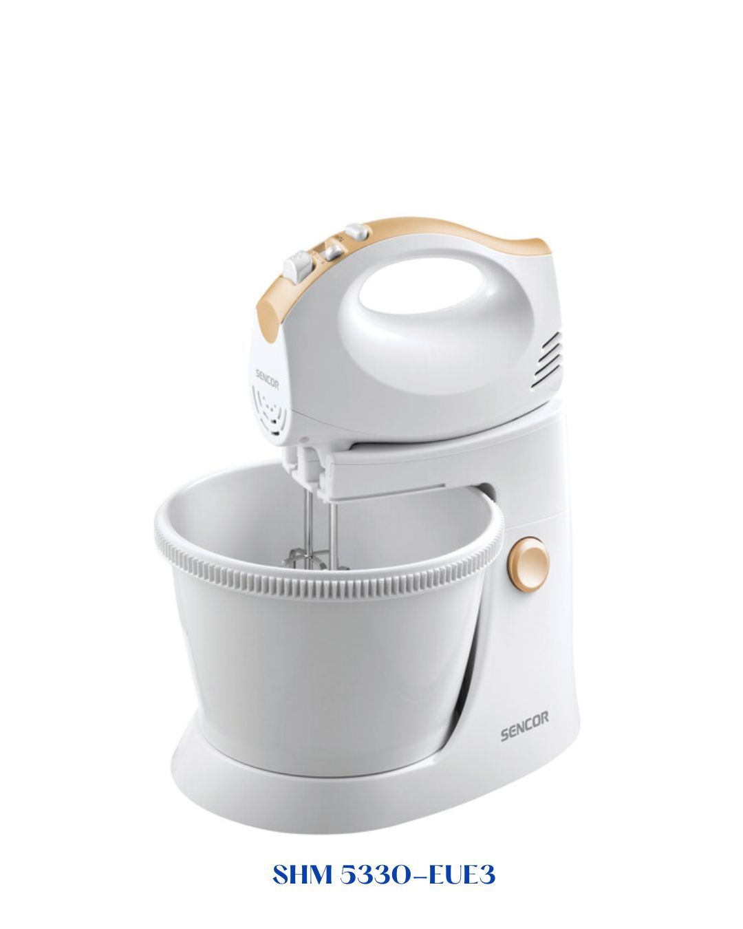 SENCOR HAND MIXER WITH A ROTATING BOWL - 500W