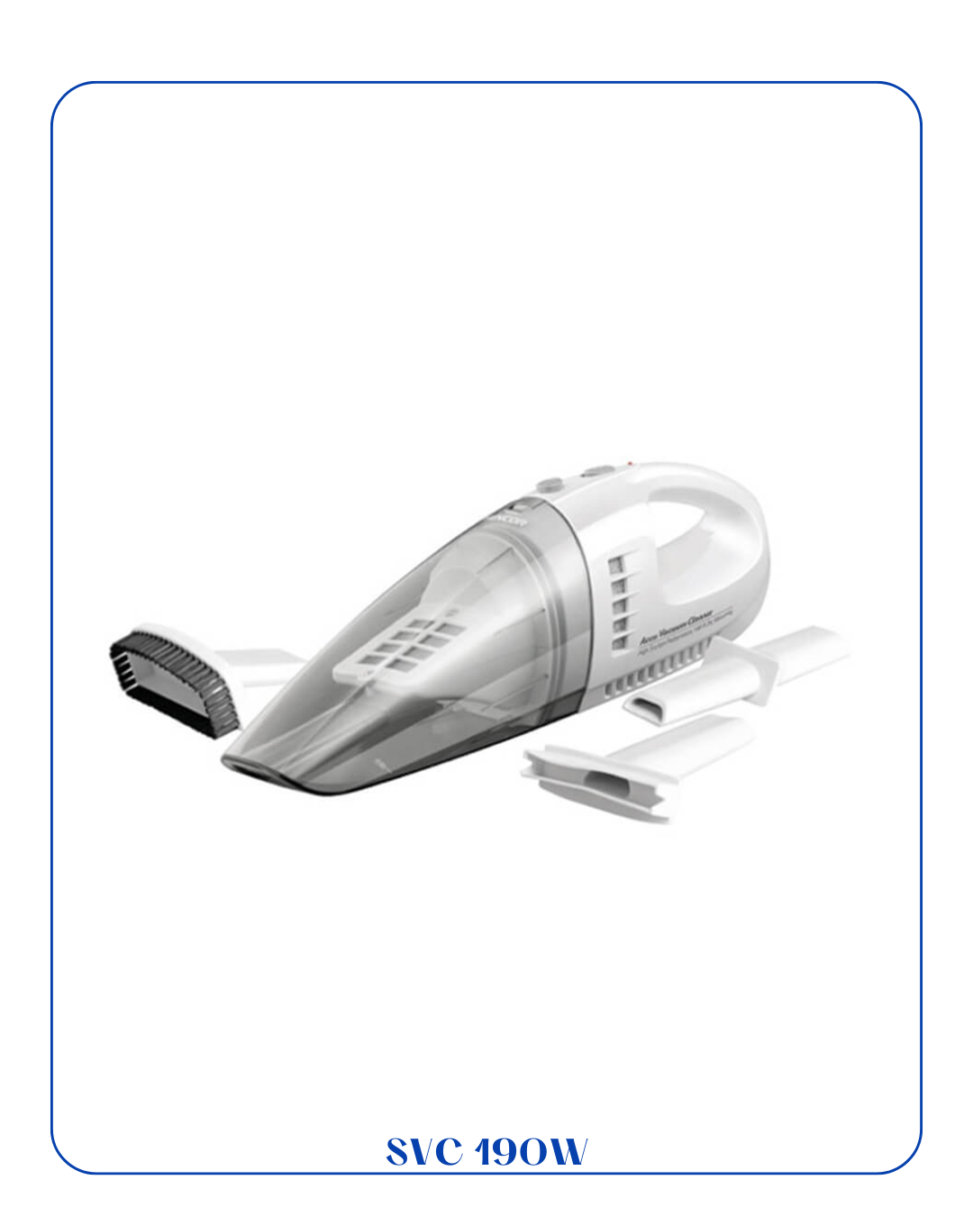 SENCOR CORDLESS HAND-HELD VACUUM CLEANER