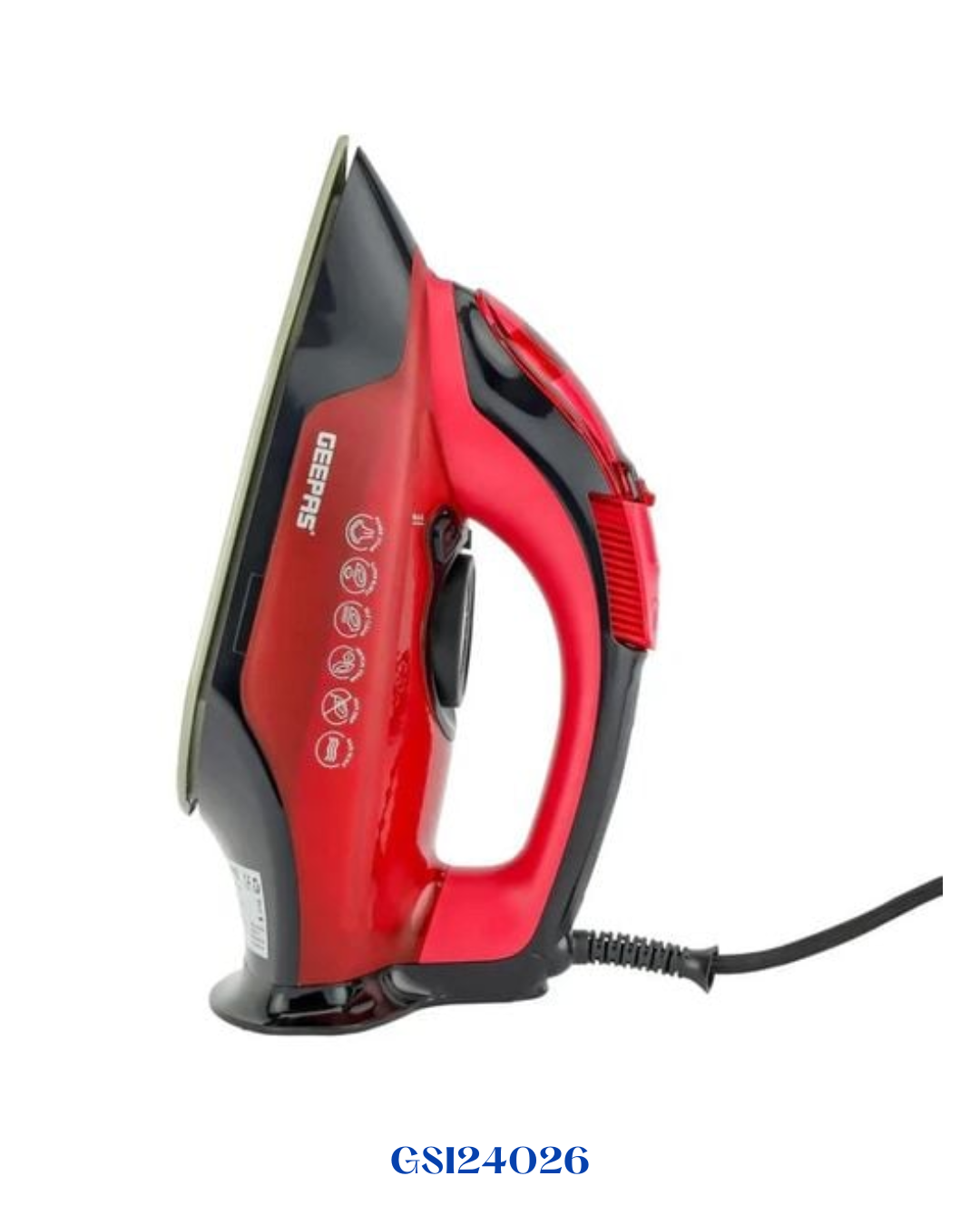 GEEPAS CERAMIC STEAM IRON 3100W_350ML