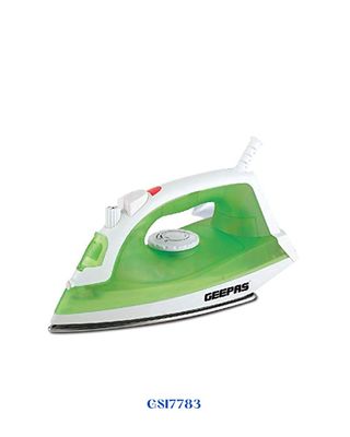 GEEPAS CERAMIC MULTIFUNCTIONAL STEAM IRON 1600W-140ML