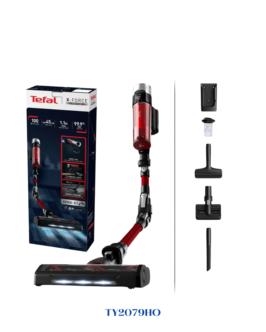TEFAL XFORCE FLEX CORDLESS VACUUM CLEANER