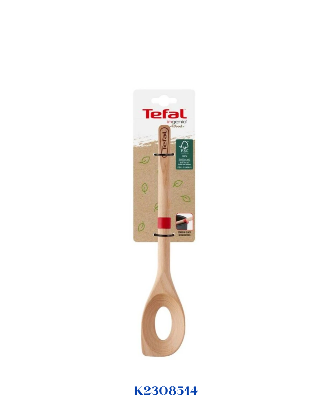 TEFAL INGENIO WOOD RISOTTO SPOON, 32 CM