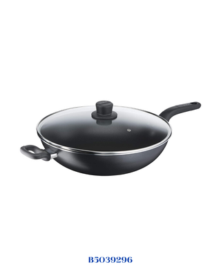 TEFAL COOK EASY WOK PAN WITH GLASS LID, 36 CM