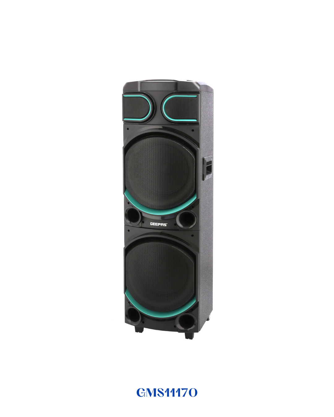 GEEPAS RECHARGEABLE PROFESSIONAL SPEAKER, 80000W PMPO​