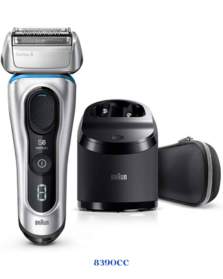BRAUN SERIES 8 WET &amp; DRY ELECTRIC SHAVER-10W