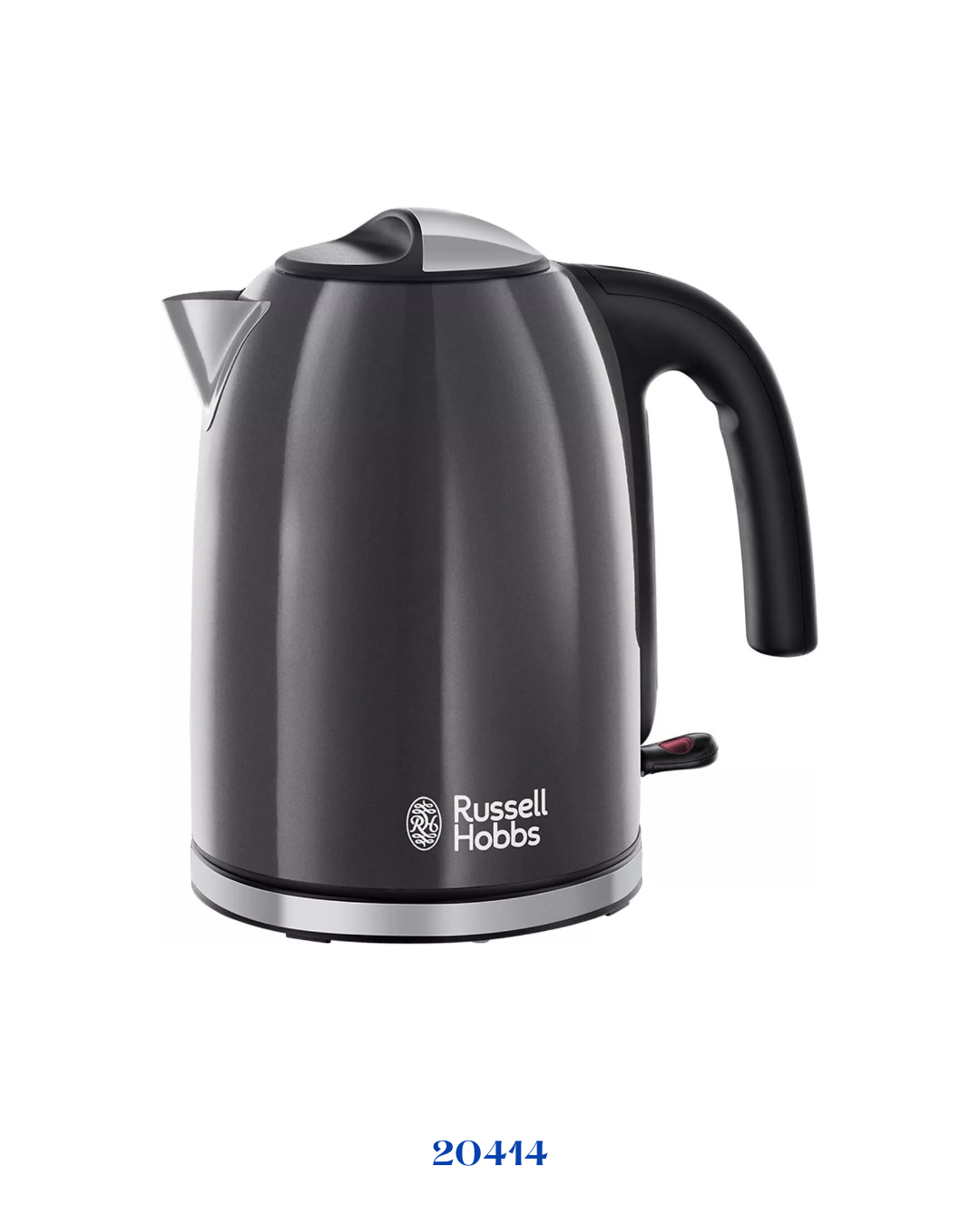 RUSSELL HOBBS COLOURS PLUS GREY KETTLE 2400W 1.7L
