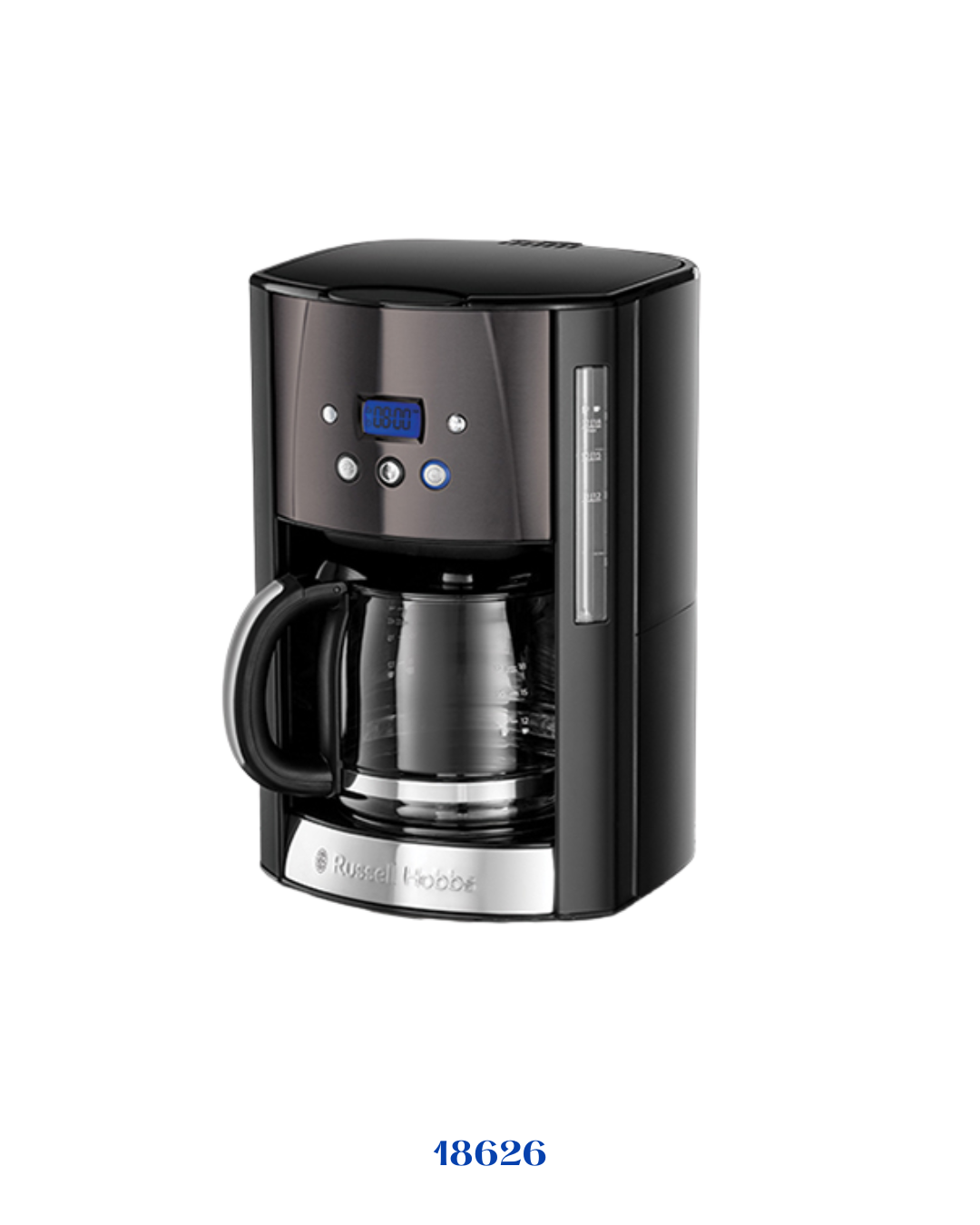 RUSSELL HOBBS MATTE BLACK COFFEE MAKER