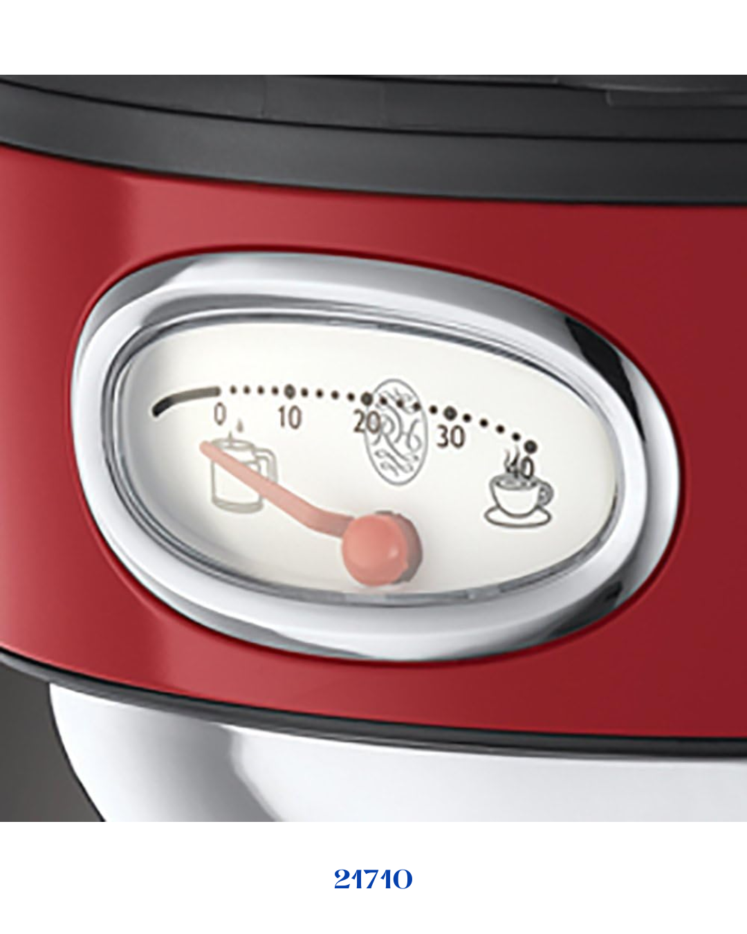 RUSSELL HOBBS RETRO RIBBON RED COFFEE MAKER 1000W 1L