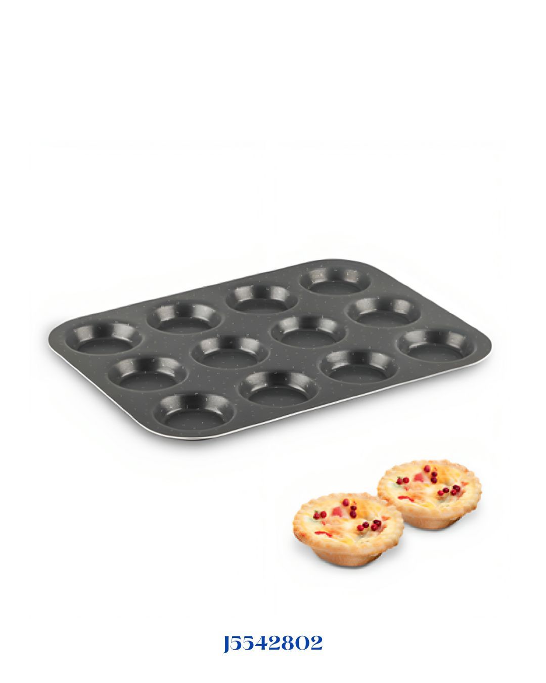 TEFAL PERFECTBAKE MINI-TARTLETS 12 HOLES 30X23 CM