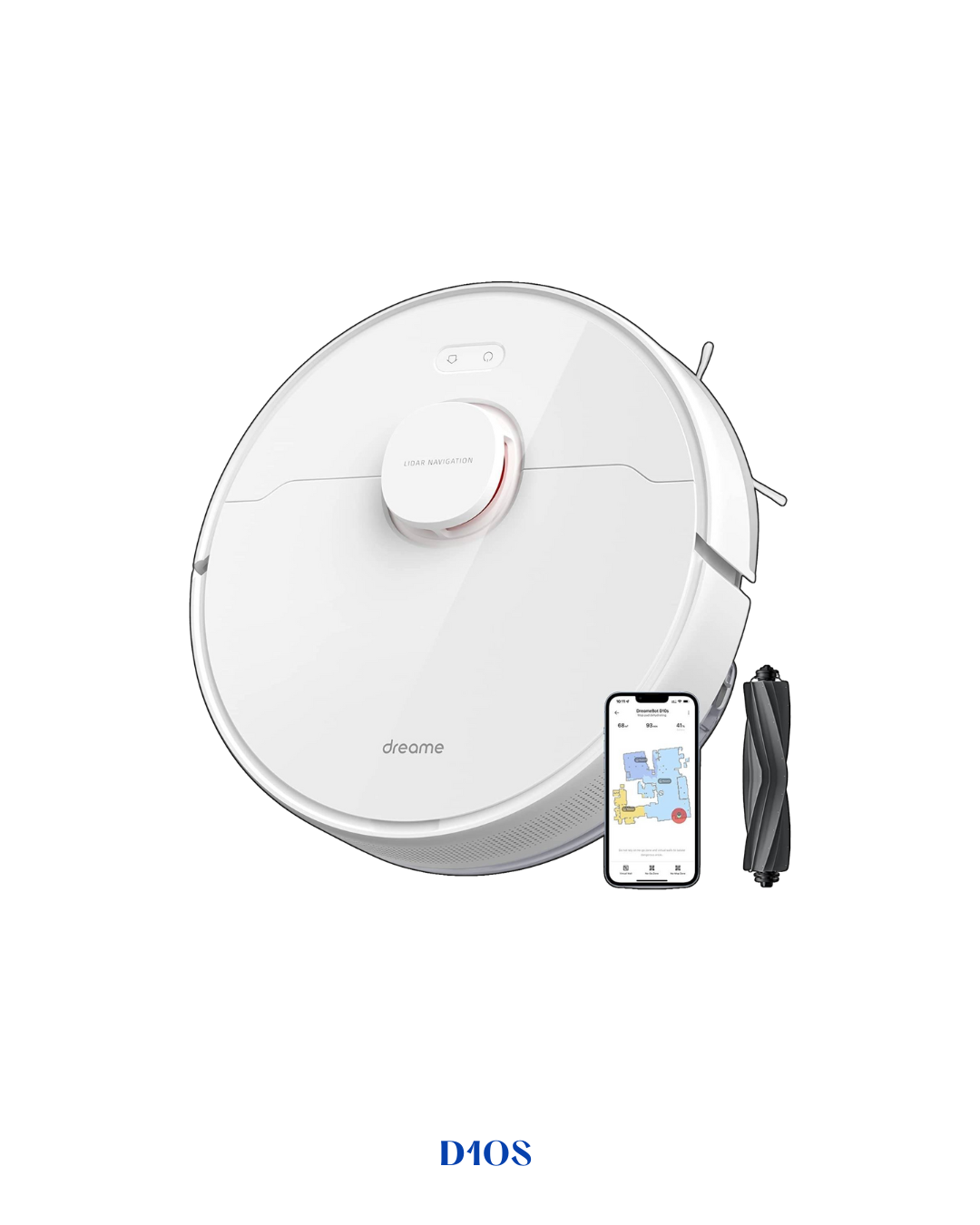 DREAME D10S ROBOT VACUUM AND MOP-5000P