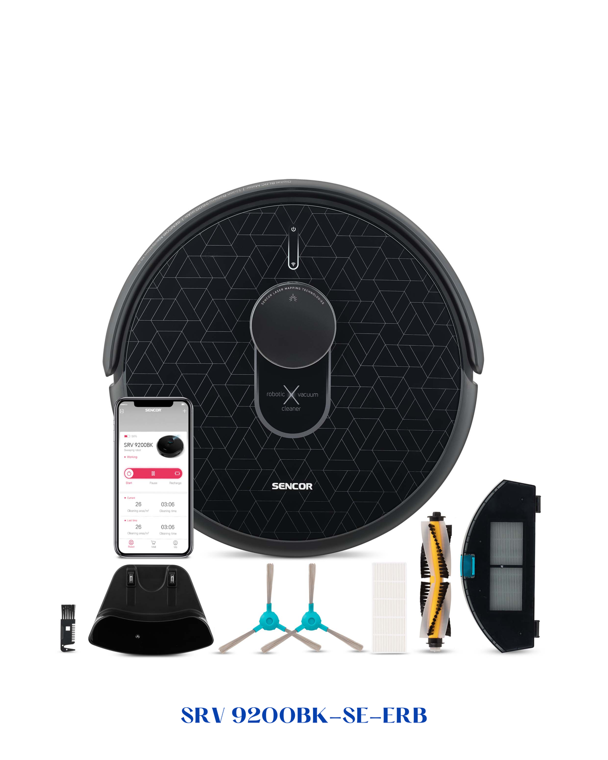 SENCOR ROBOTIC VACUUM CLEANER SRV 9200BK