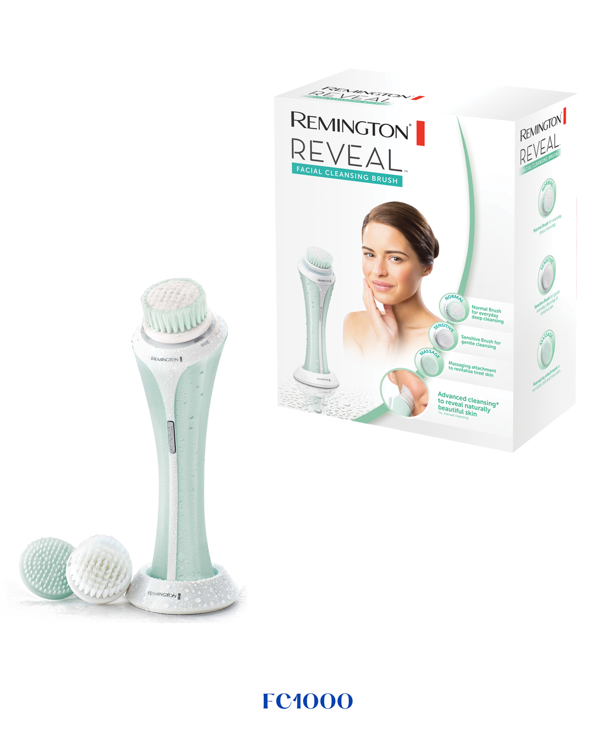 REMINGTON REVEAL FACIAL CLEANSING BRUSH