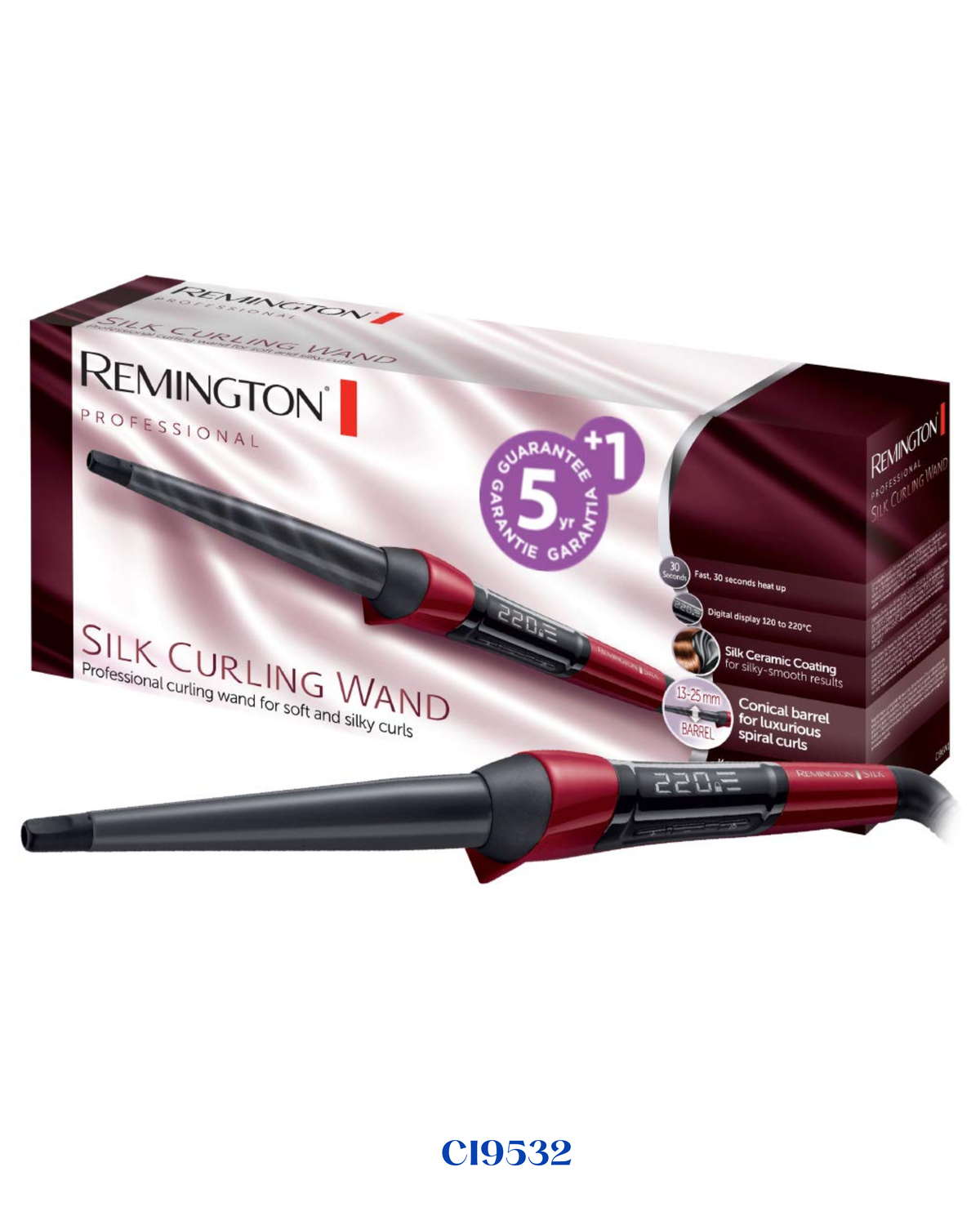 REMINGTON SILK CURLING WAND
