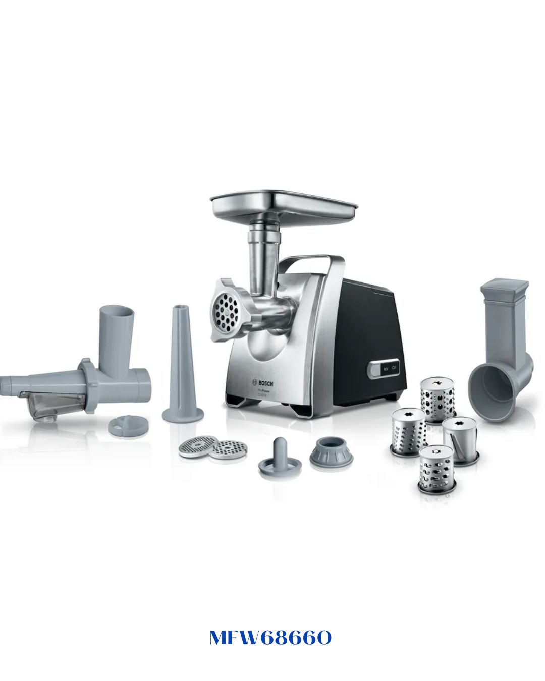 BOSCH PROPOWER MEAT GRINDER BLACK/CHROME, 2200W