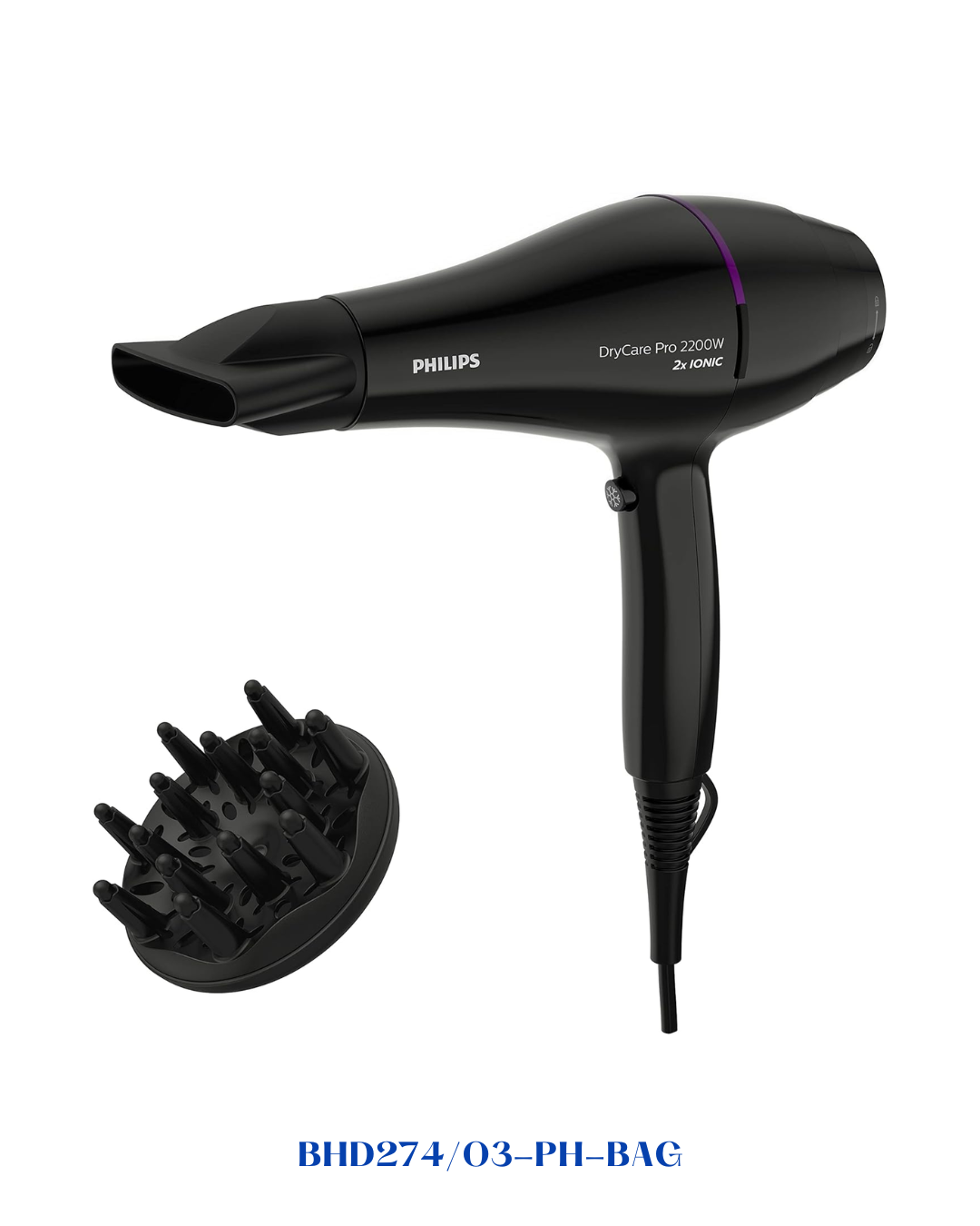 PHILIPS DRYCARE PRO HAIRDRYER​-2200W